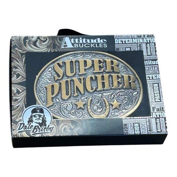 Montana Silversmiths Other - Montana Silversmiths Dale Brisby Super Puncher Attitude Belt Buckle New In Box